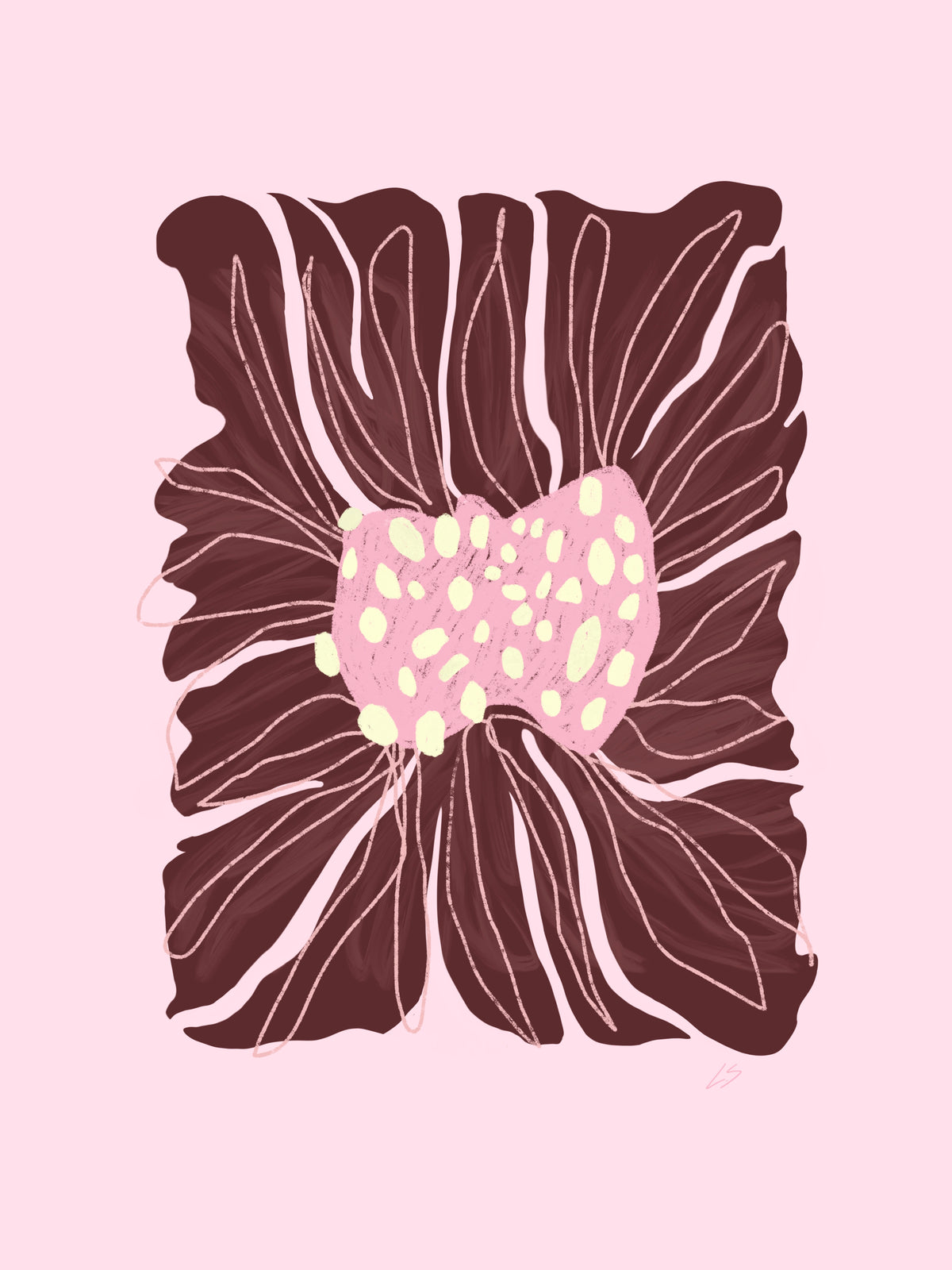 Berry Bloom Burst Poster