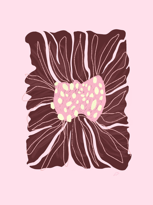 Berry Bloom Burst Poster