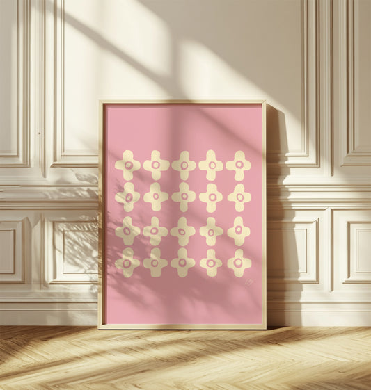 Flower Block Poster